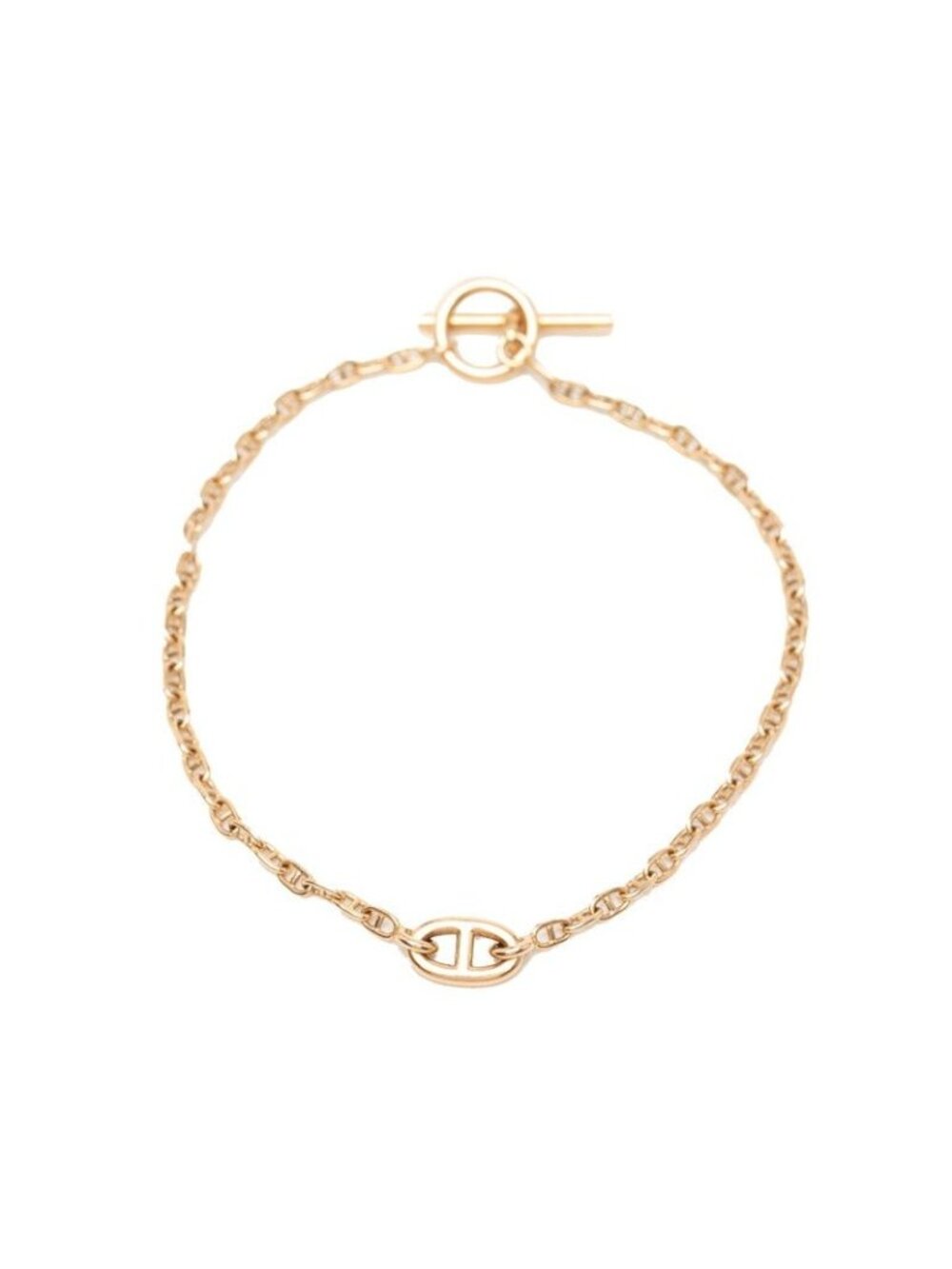 Hermes Chaine D'Ancre Farandole ST Bracelet 18K Pink Gold
